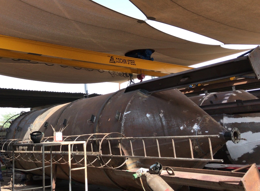 The most leading steel tank manufacturer in UAE, COCHIN STEEL